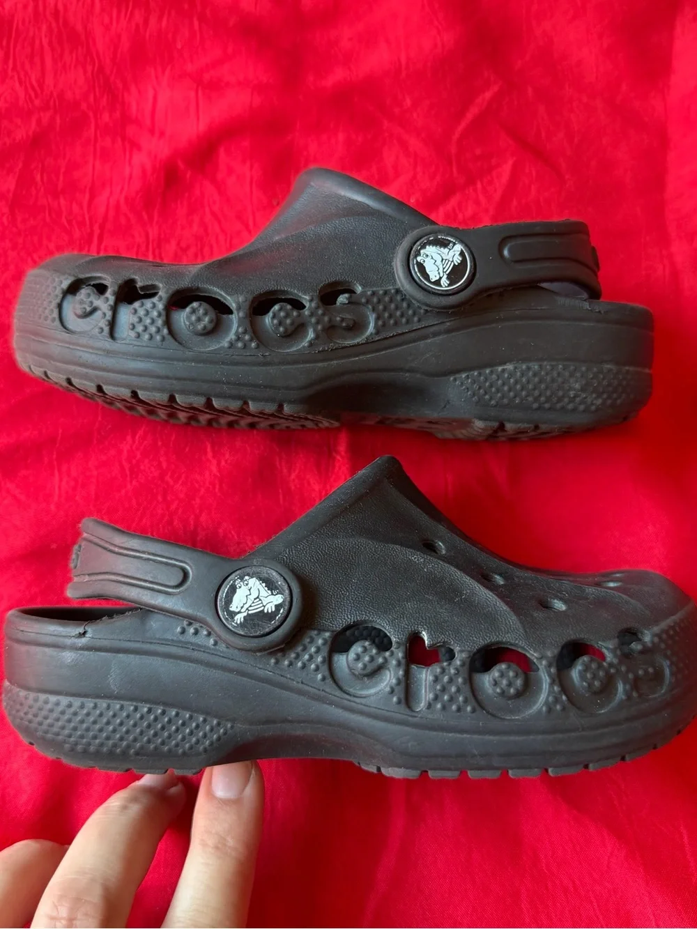 Kids Black Crocs